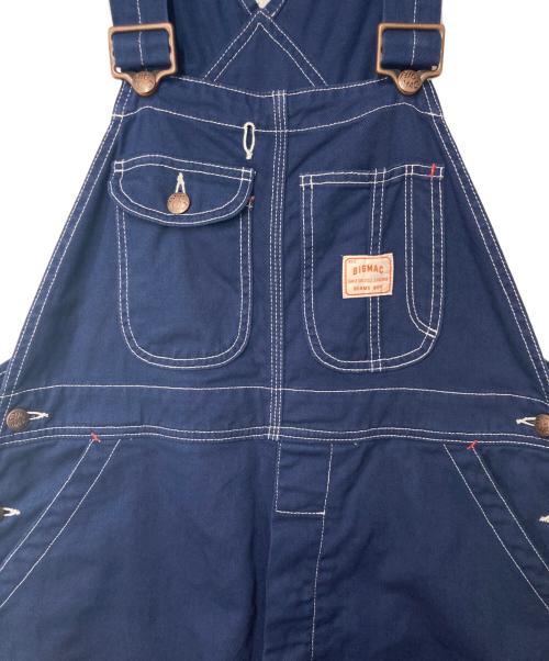 BEAMS BOY（ビームスボーイ）BEAMS BOY (ビームスボーイ) big mac (ビッグマック) オーバーオール ネイビー サイズ:Fの古着・服飾アイテム
