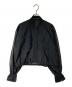 Adam et Rope（アダム エ ロペ）の古着「クロップドシアーブルゾン」｜ブラック