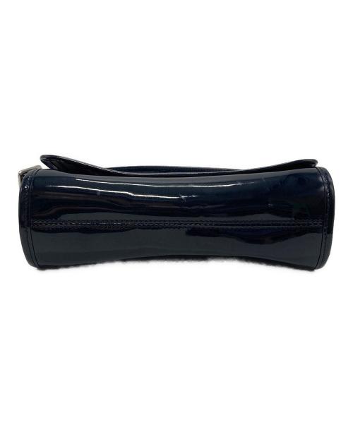 Vivienne Westwood（ヴィヴィアンウエストウッド）Vivienne Westwood (ヴィヴィアンウエストウッド) オーブ エナメル ワンショルダーバッグ ネイビーの古着・服飾アイテム