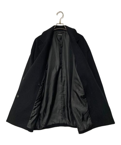 JOURNAL STANDARD（ジャーナルスタンダード）JOURNAL STANDARD (ジャーナルスタンダード) スーパー140ビーバーテーラーコート ブラック サイズ:38の古着・服飾アイテム