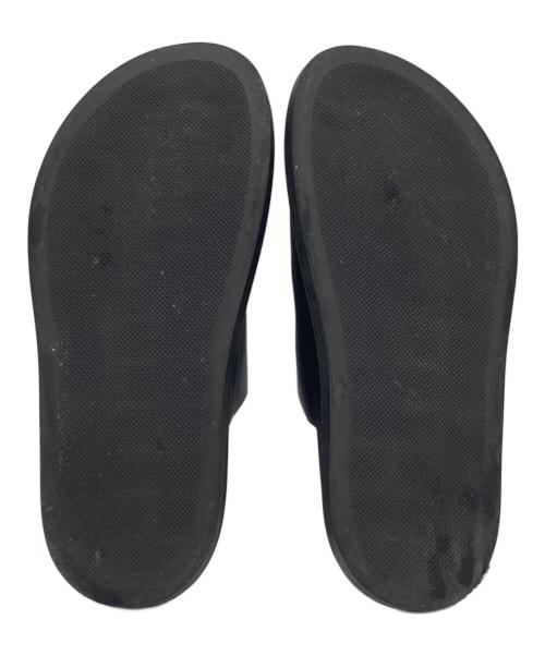 MOHI（モヒ）MOHI (モヒ) 2ベルト フラット サンダル ブラック サイズ:39の古着・服飾アイテム