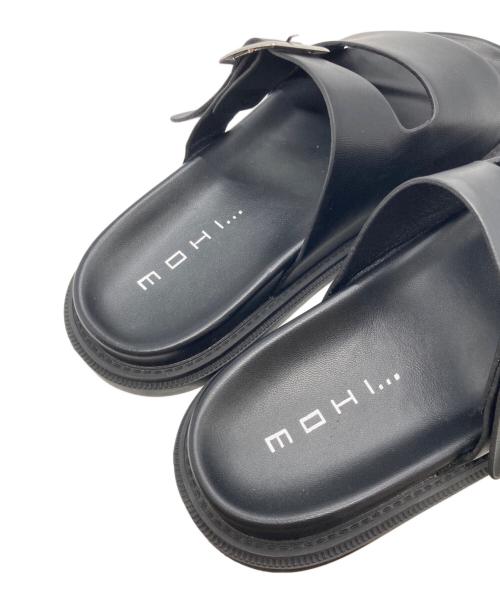 MOHI（モヒ）MOHI (モヒ) 2ベルト フラット サンダル ブラック サイズ:39の古着・服飾アイテム