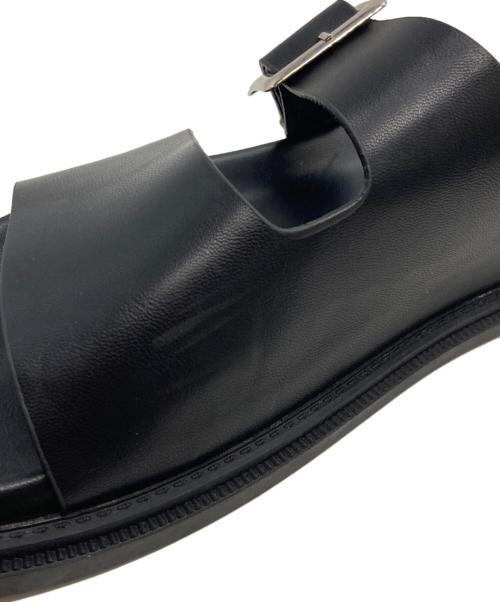 MOHI（モヒ）MOHI (モヒ) 2ベルト フラット サンダル ブラック サイズ:39の古着・服飾アイテム