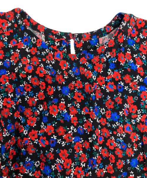 BEAUTY&YOUTH（ビューティーアンドユース）BEAUTY&YOUTH (ビューティーアンドユース) レーヨンフラワープリント ワンピース ブラック×レッド サイズ:Mの古着・服飾アイテム