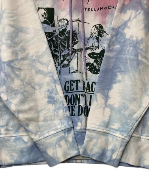 STELLA McCARTNEY（ステラマッカートニー）STELLA McCARTNEY (ステラマッカートニー) THE BEATLES (ビートルズ) タイダイ プリント スウェットプルパーカー ピンク×ブルー サイズ:Sの古着・服飾アイテム