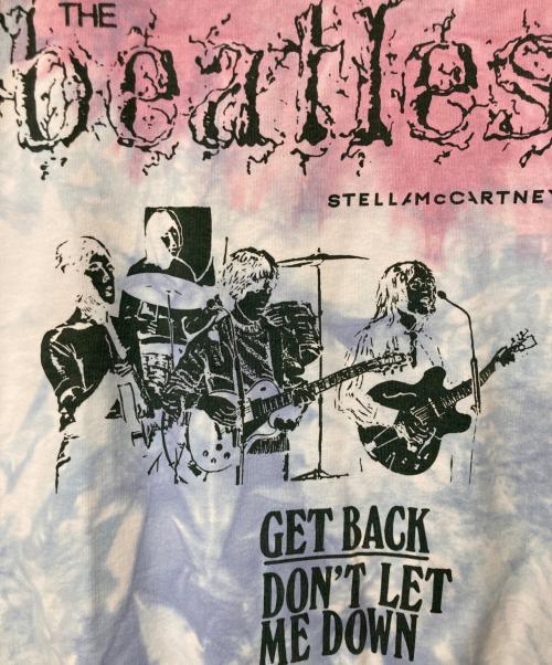 STELLA McCARTNEY（ステラマッカートニー）STELLA McCARTNEY (ステラマッカートニー) THE BEATLES (ビートルズ) タイダイ プリント スウェットプルパーカー ピンク×ブルー サイズ:Sの古着・服飾アイテム