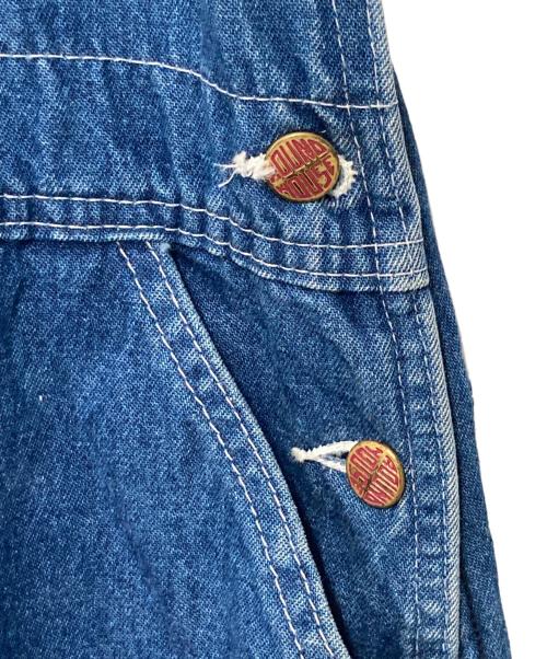 round house（ラウンドハウス）round house (ラウンドハウス) デニムオーバーオール USA製 インディゴ サイズ:32×30の古着・服飾アイテム