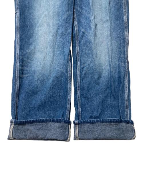 round house（ラウンドハウス）round house (ラウンドハウス) デニムオーバーオール USA製 インディゴ サイズ:32×30の古着・服飾アイテム