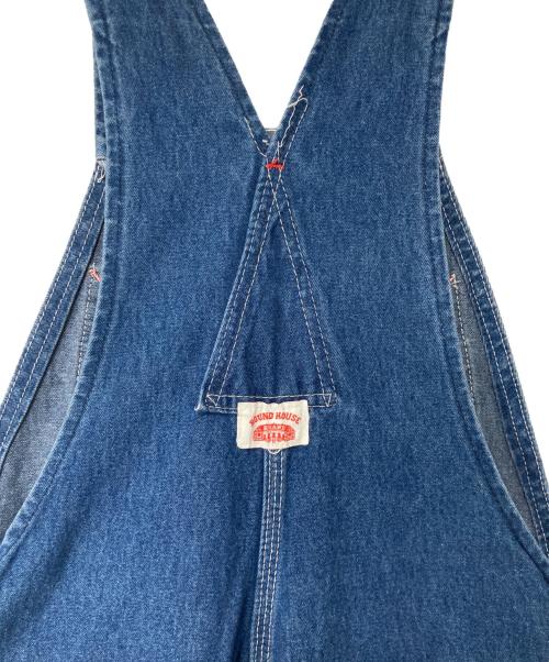 round house（ラウンドハウス）round house (ラウンドハウス) デニムオーバーオール USA製 インディゴ サイズ:32×30の古着・服飾アイテム