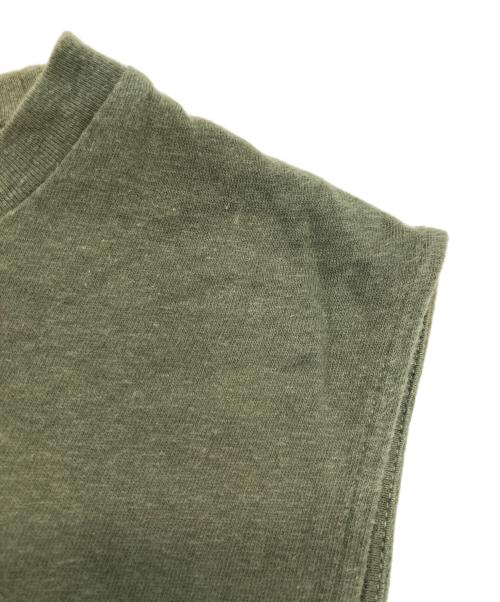 Ameri（アメリ）AMERI (アメリ) MEDI MALTA SCENERY TANK メディマルタシーナリータンク  カーキ サイズ:Fの古着・服飾アイテム