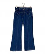 Knuth Marfクヌースマーフ）の古着「bell bottom denim pants ベルボトムデニムパンツ」｜インディゴ