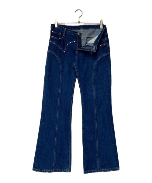 Knuth Marf（クヌースマーフ）Knuth Marf (クヌースマーフ) bell bottom denim pants ベルボトムデニムパンツ インディゴ サイズ:Sの古着・服飾アイテム