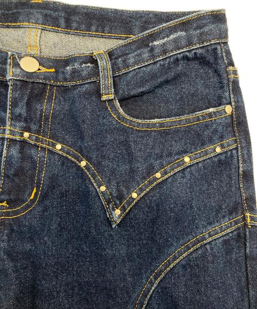 Knuth Marf（クヌースマーフ）Knuth Marf (クヌースマーフ) bell bottom denim pants ベルボトムデニムパンツ インディゴ サイズ:Sの古着・服飾アイテム