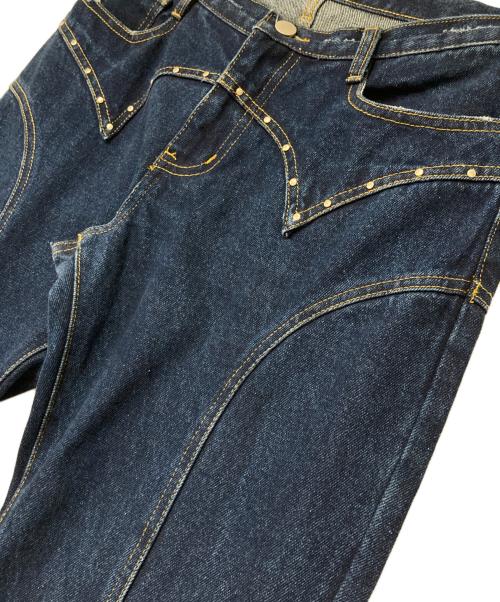 Knuth Marf（クヌースマーフ）Knuth Marf (クヌースマーフ) bell bottom denim pants ベルボトムデニムパンツ インディゴ サイズ:Sの古着・服飾アイテム