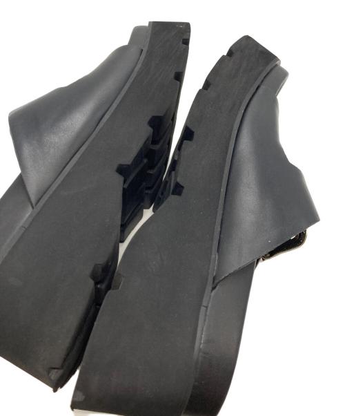 Ameri（アメリ）AMERI (アメリ) MEDI WESTERN BUCKLE SANDAL メディウェスタンバックルサンダル ブラック サイズ:Lの古着・服飾アイテム