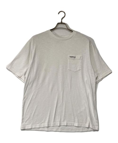 SUPREME（シュプリーム）Supreme (シュプリーム) S/S Pocket Tee ショートスリーブポケットTシャツ ホワイト サイズ:Mの古着・服飾アイテム