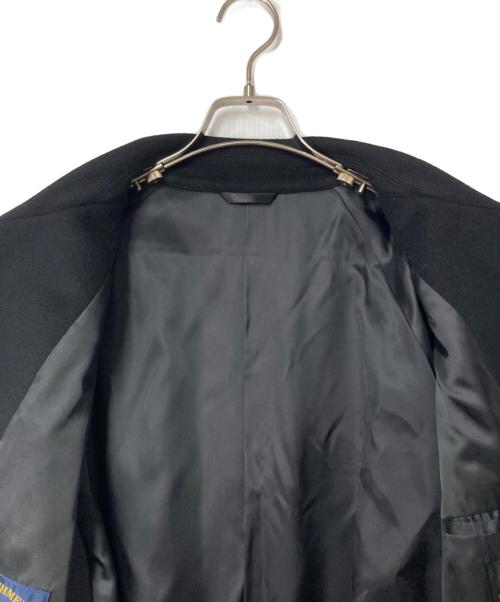 Kinloch Anderson（キンロックアンダーソン）Kinloch Anderson (キンロックアンダーソン) カシミヤステンカラーコート ブラック サイズ:Lの古着・服飾アイテム