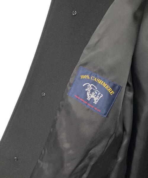 Kinloch Anderson（キンロックアンダーソン）Kinloch Anderson (キンロックアンダーソン) カシミヤステンカラーコート ブラック サイズ:Lの古着・服飾アイテム