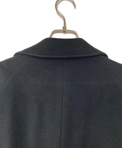 Kinloch Anderson（キンロックアンダーソン）Kinloch Anderson (キンロックアンダーソン) カシミヤステンカラーコート ブラック サイズ:Lの古着・服飾アイテム