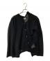 JUNYA WATANABE COMME des GARCONS（(ジュンヤワタナベ コムデギャルソン）の古着「アシンメトリー シアーカーディガン」｜ブラック