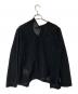 JUNYA WATANABE COMME des GARCONS ((ジュンヤワタナベ コムデギャルソン) アシンメトリー シアーカーディガン ブラック サイズ:M：11000円