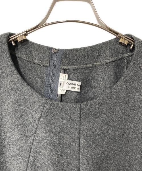 COMME des GARCONS COMME des GARCONS（コムデギャルソン コムデギャルソン）COMME des GARCONS COMME des GARCONS (コムデギャルソン コムデギャルソン) アシンメトリーワンピース グレー サイズ:Mの古着・服飾アイテム