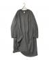 COMME des GARCONS COMME des GARCONS（コムデギャルソン コムデギャルソン）の古着「アシンメトリーワンピース」｜グレー
