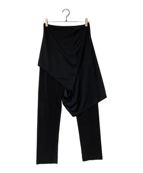 JUNYA WATANABE COMME des GARCONS（ジュンヤワタナベ コムデギャルソン）JUNYA WATANABE COMME des GARCONS ((ジュンヤワタナベ コムデギャルソン) レイヤードパンツ ブラック サイズ:Mの古着・服飾アイテム