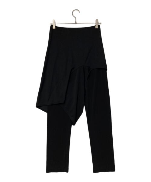 JUNYA WATANABE COMME des GARCONS（ジュンヤワタナベ コムデギャルソン）JUNYA WATANABE COMME des GARCONS ((ジュンヤワタナベ コムデギャルソン) レイヤードパンツ ブラック サイズ:Mの古着・服飾アイテム