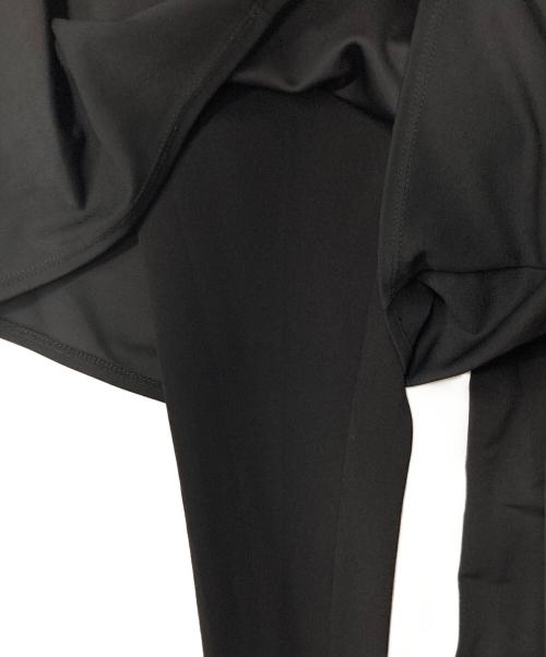 JUNYA WATANABE COMME des GARCONS（ジュンヤワタナベ コムデギャルソン）JUNYA WATANABE COMME des GARCONS ((ジュンヤワタナベ コムデギャルソン) レイヤードパンツ ブラック サイズ:Mの古着・服飾アイテム