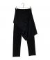 JUNYA WATANABE COMME des GARCONS（(ジュンヤワタナベ コムデギャルソン）の古着「レイヤードパンツ」｜ブラック