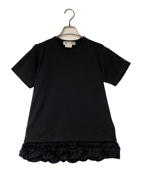 COMME des GARCONS COMME des GARCONS（コムデギャルソン コムデギャルソン）COMME des GARCONS COMME des GARCONS (コムデギャルソン コムデギャルソン) フリルカットソー ブラック サイズ:Sの古着・服飾アイテム