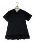 COMME des GARCONS COMME des GARCONS（コムデギャルソン コムデギャルソン）の古着「フリルカットソー」｜ブラック