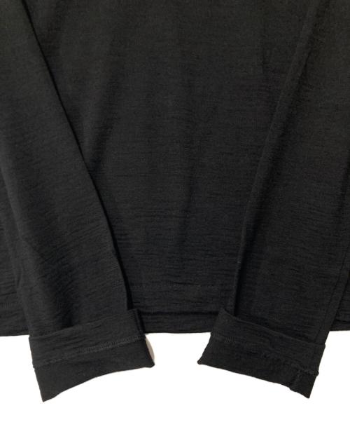 tricot COMME des GARCONS（トリココムデギャルソン）tricot COMME des GARCONS (トリココムデギャルソン) スパンコール切替ニット ブラック サイズ:表記無しの古着・服飾アイテム