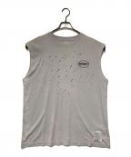 Satisfyサティスファイ）の古着「MothTech Muscle Tee モステックマッスルティー」｜ベージュ