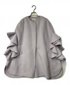 BARNEYS NEWYORKバーニーズ・ニューヨーク）の古着「ノーカラーコート」｜パープル