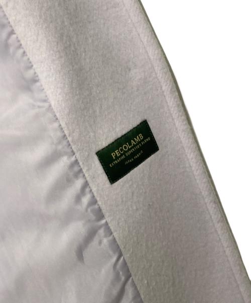 BARNEYS NEWYORK（バーニーズ・ニューヨーク）BARNEYS NEWYORK (バーニーズ・ニューヨーク) ノーカラーコート パープル サイズ:Fの古着・服飾アイテム