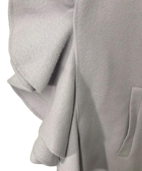 BARNEYS NEWYORK（バーニーズ・ニューヨーク）BARNEYS NEWYORK (バーニーズ・ニューヨーク) ノーカラーコート パープル サイズ:Fの古着・服飾アイテム