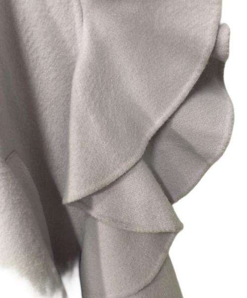 BARNEYS NEWYORK（バーニーズ・ニューヨーク）BARNEYS NEWYORK (バーニーズ・ニューヨーク) ノーカラーコート パープル サイズ:Fの古着・服飾アイテム