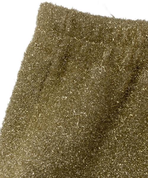 machatt（マチャット）machatt (マチャット) グリッターニットスカート ゴールド サイズ:- 未使用品の古着・服飾アイテム