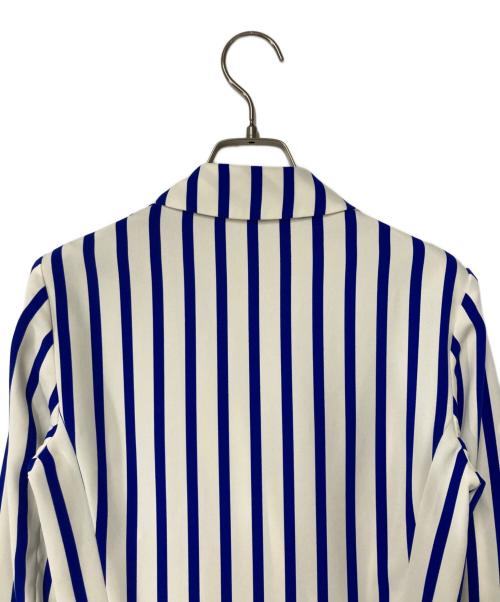 POLO RALPH LAUREN（ポロ・ラルフローレン）POLO RALPH LAUREN (ポロ・ラルフローレン) ストライプシャツワンピース ブルー×ホワイトの古着・服飾アイテム