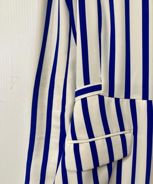 POLO RALPH LAUREN（ポロ・ラルフローレン）POLO RALPH LAUREN (ポロ・ラルフローレン) ストライプシャツワンピース ブルー×ホワイトの古着・服飾アイテム