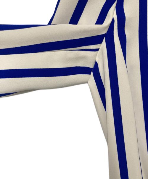 POLO RALPH LAUREN（ポロ・ラルフローレン）POLO RALPH LAUREN (ポロ・ラルフローレン) ストライプシャツワンピース ブルー×ホワイトの古着・服飾アイテム