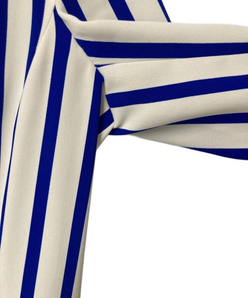 POLO RALPH LAUREN（ポロ・ラルフローレン）POLO RALPH LAUREN (ポロ・ラルフローレン) ストライプシャツワンピース ブルー×ホワイトの古着・服飾アイテム