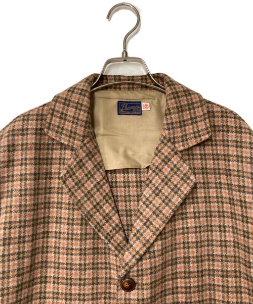 Pherrow's（フェローズ）PHERROW'S (フェローズ) ウールテーラードジャケット ブラウン サイズ:44/US XLの古着・服飾アイテム