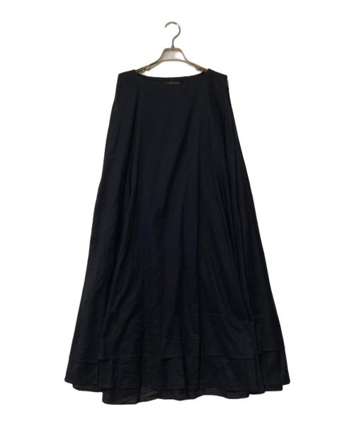 mizuiro-ind（ミズイロインド）mizuiro-ind (ミズイロインド) ノースリーブワンピース ブラック サイズ:-の古着・服飾アイテム