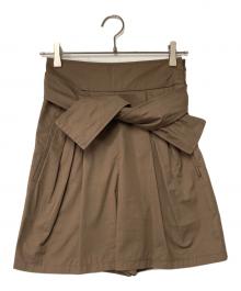 BALENCIAGA（バレンシアガ）の古着「リボン付きハーフパンツ」｜ブラウン