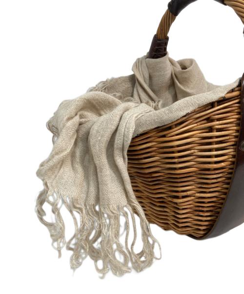 ebagos（エバゴス）ebagos (エバゴス) 12SS 一本手オイルショルダーバッグ ベージュ×ブラウンの古着・服飾アイテム