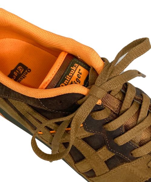 Onitsuka Tiger（オニツカタイガー）Onitsuka Tiger (オニツカタイガー) TIGER HORIZONIA タイガーホリゾニア ブラウン×オレンジ サイズ:28の古着・服飾アイテム