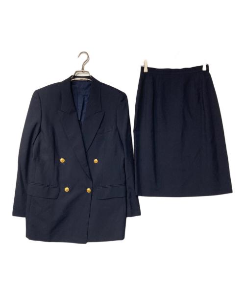 DAKS（ダックス）DAKS (ダックス) スカート セットアップ ネイビー サイズ:9ARの古着・服飾アイテム